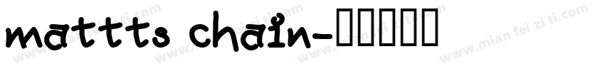 mattts chain字体转换